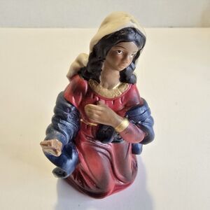 Nativity‎ Set Porcelain Mary Figure Replacement Part 702
